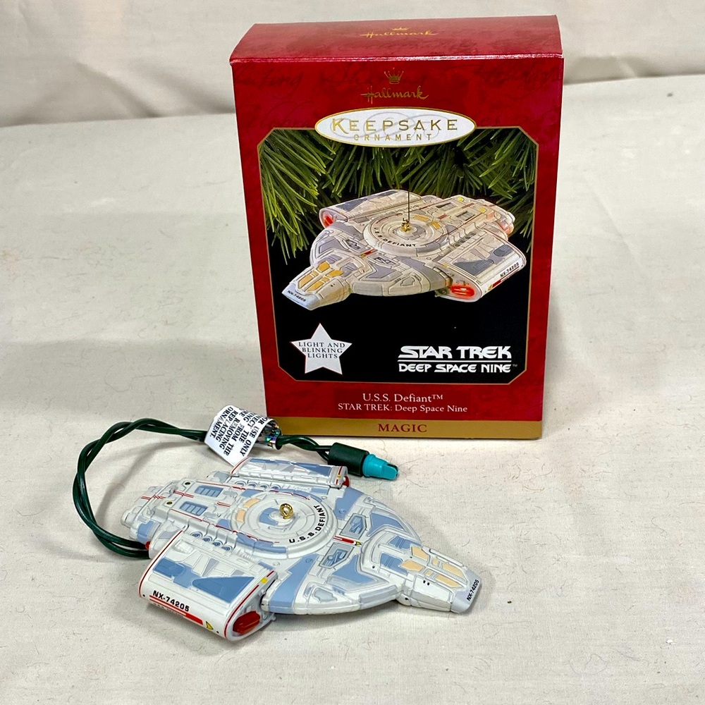 Vintage Hallmark Keepsake “USS Defiant” Ornament, 1997